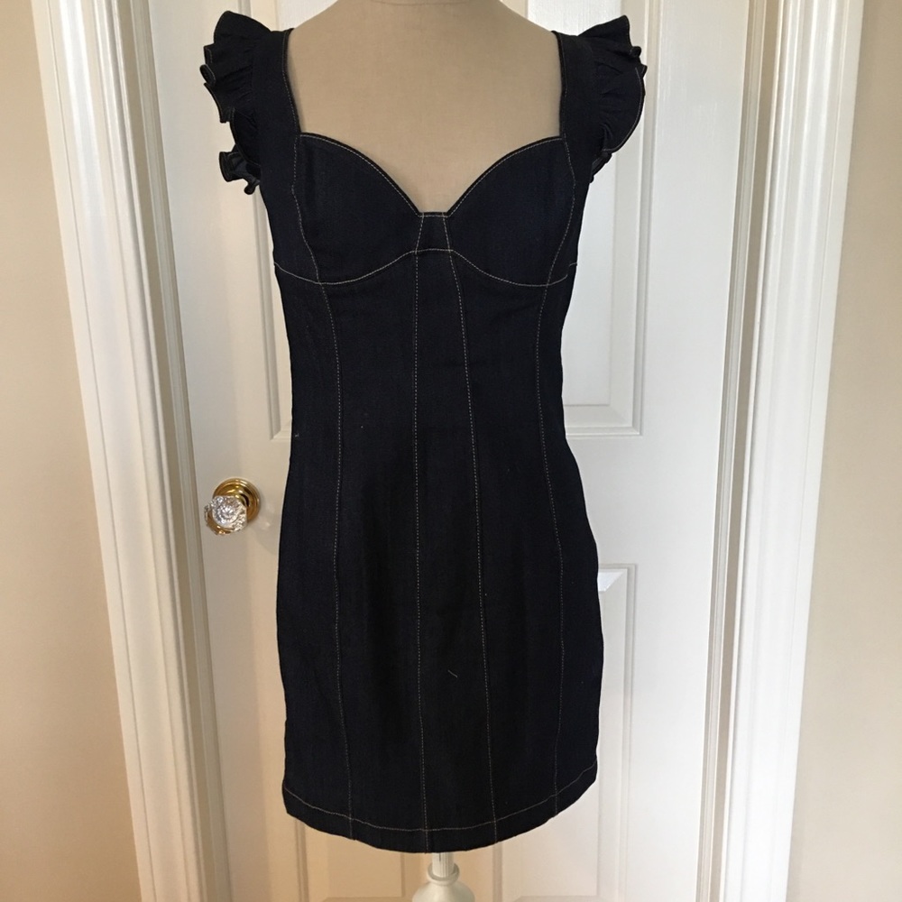 Cinq a sept denim dress 8